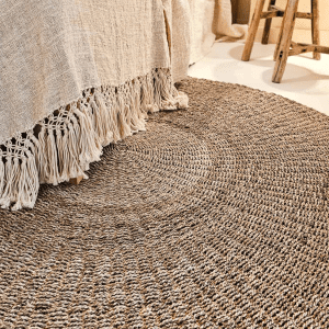 Braided Seagrass Round Rug