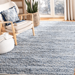 Handmade Geometric Cotton Rug